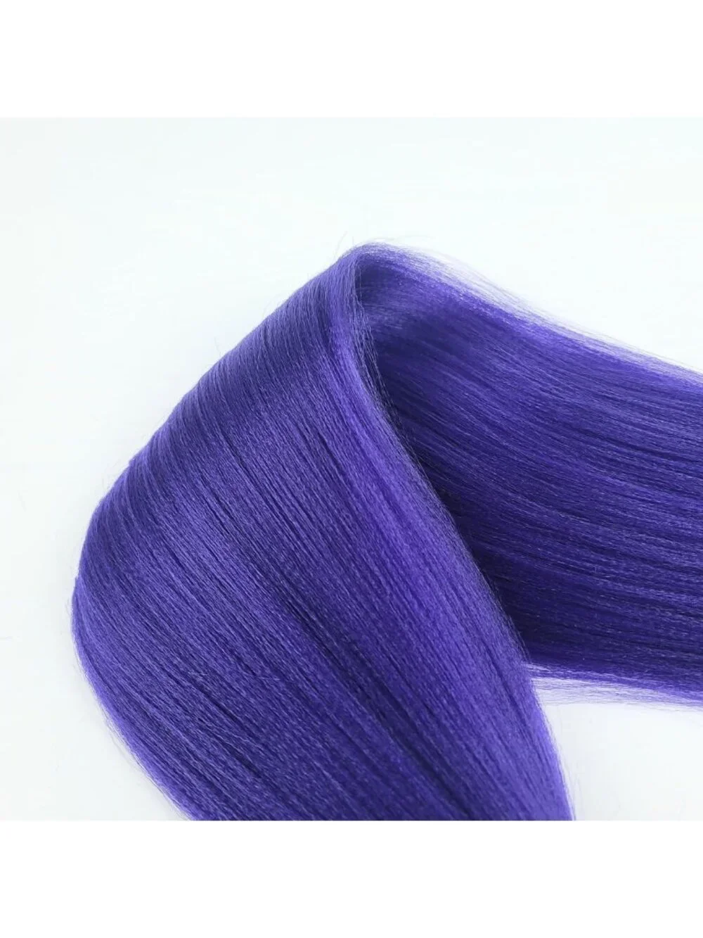 Purple Boho Pre-Stretched Curly Deep Wave Braiding Hair - Trendy & Versatile